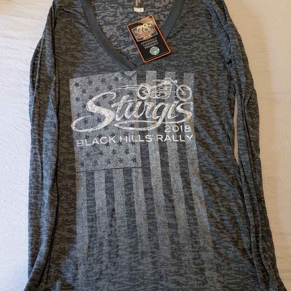 Harley-Davidson Gray Long Sleeve Tee